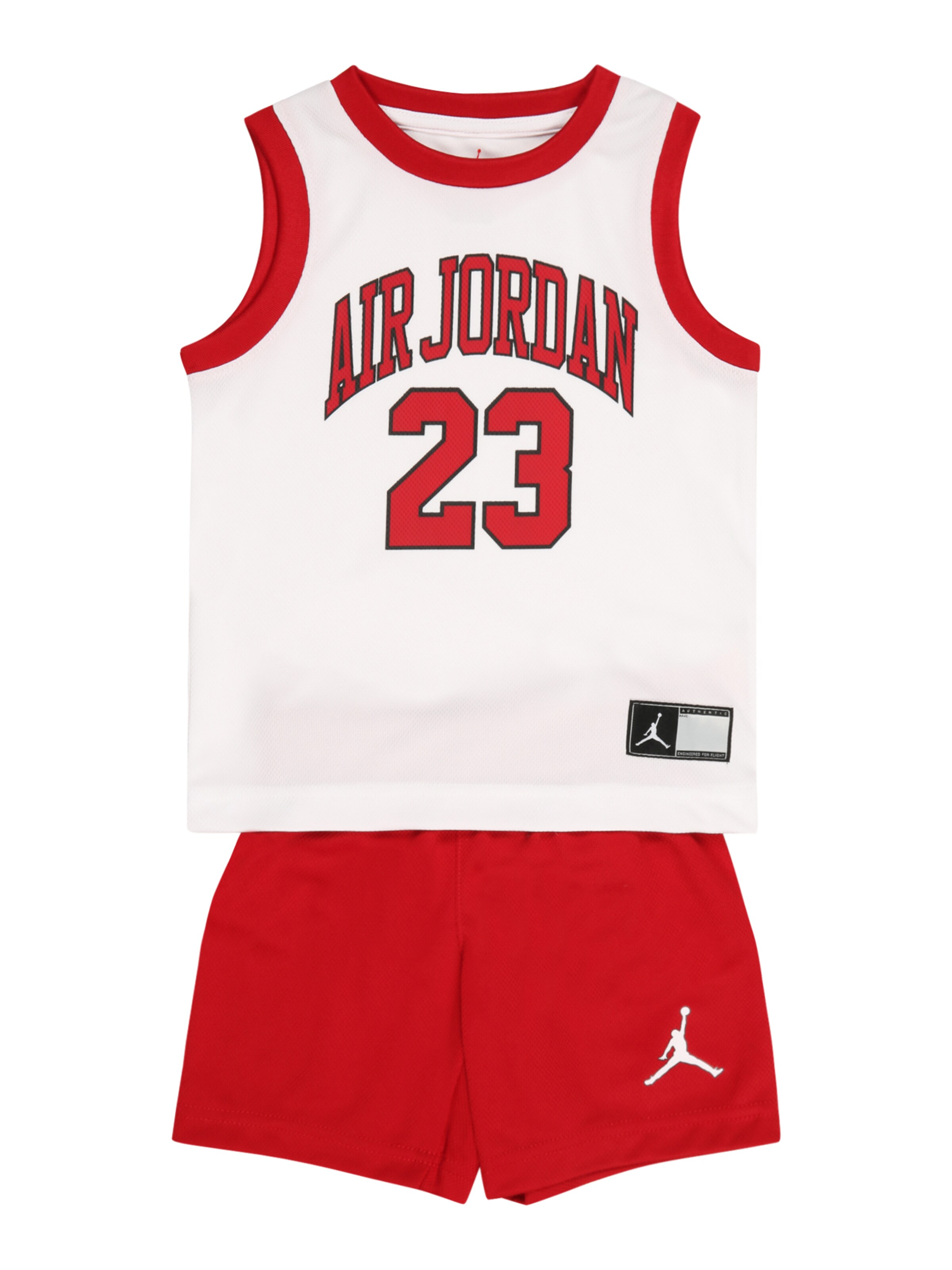 Jordan Trainingsanzug in Rot, Weiß 