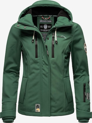 MARIKOO Weatherproof jacket 'Kleinezicke' in Green