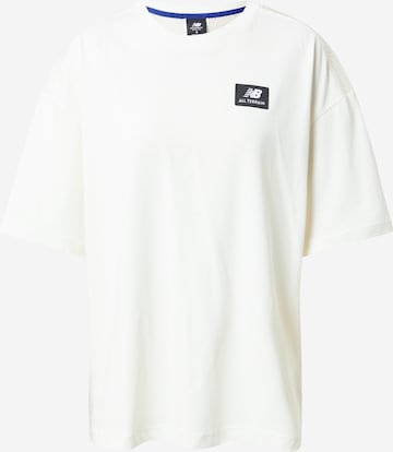 new balance Shirt in Wit: voorkant