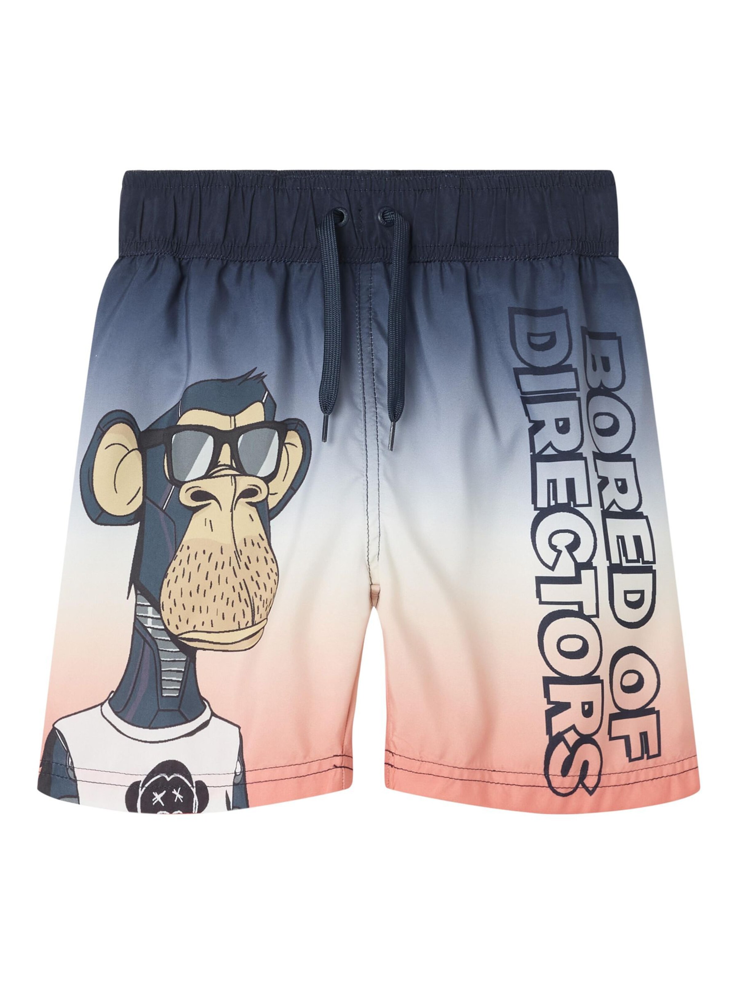 NAME IT Badeshorts i blå: forside