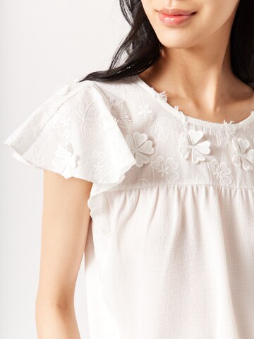 NAF NAF Shirt 'Florina' in White