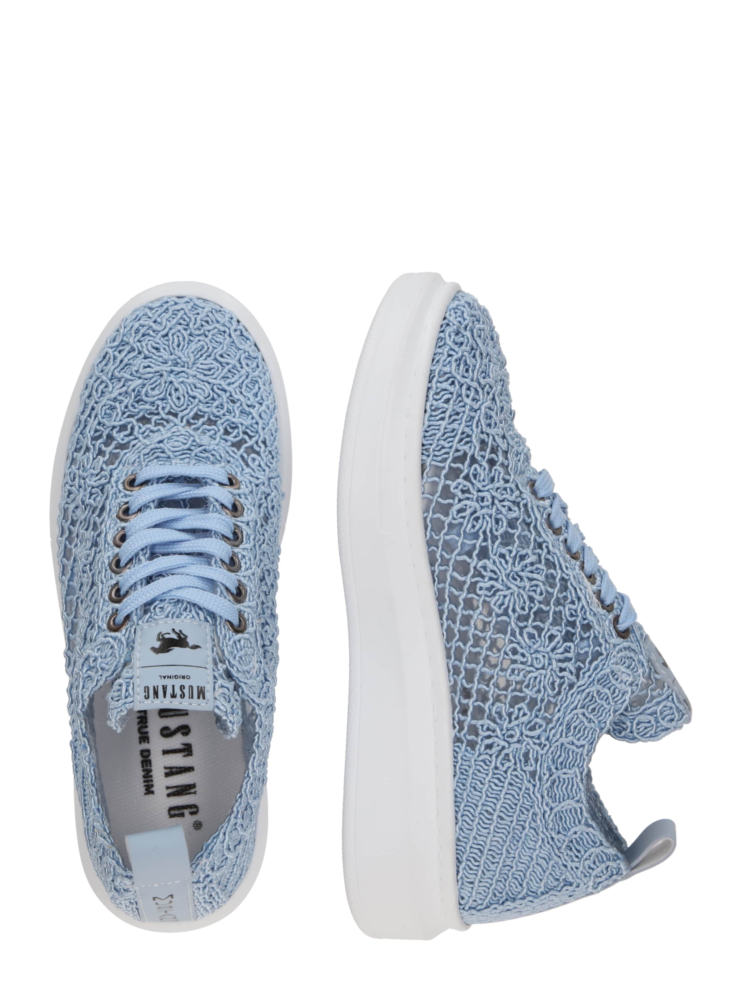 MUSTANGNiske tenisice - plava boja
