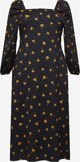 Dorothy Perkins Curve Kleid in goldgelb / schwarz, Produktansicht