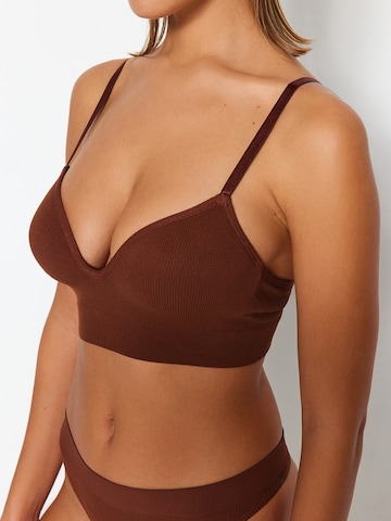 Trendyol Bustier Melltartó - barna