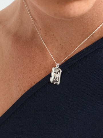 Pilgrim Necklace 'Zodiac Sign Scorpio' in Silver