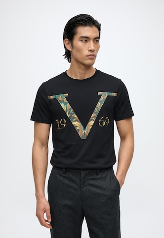 19V69 ITALIA T-shirt 'Rafael V Baroque' i svart