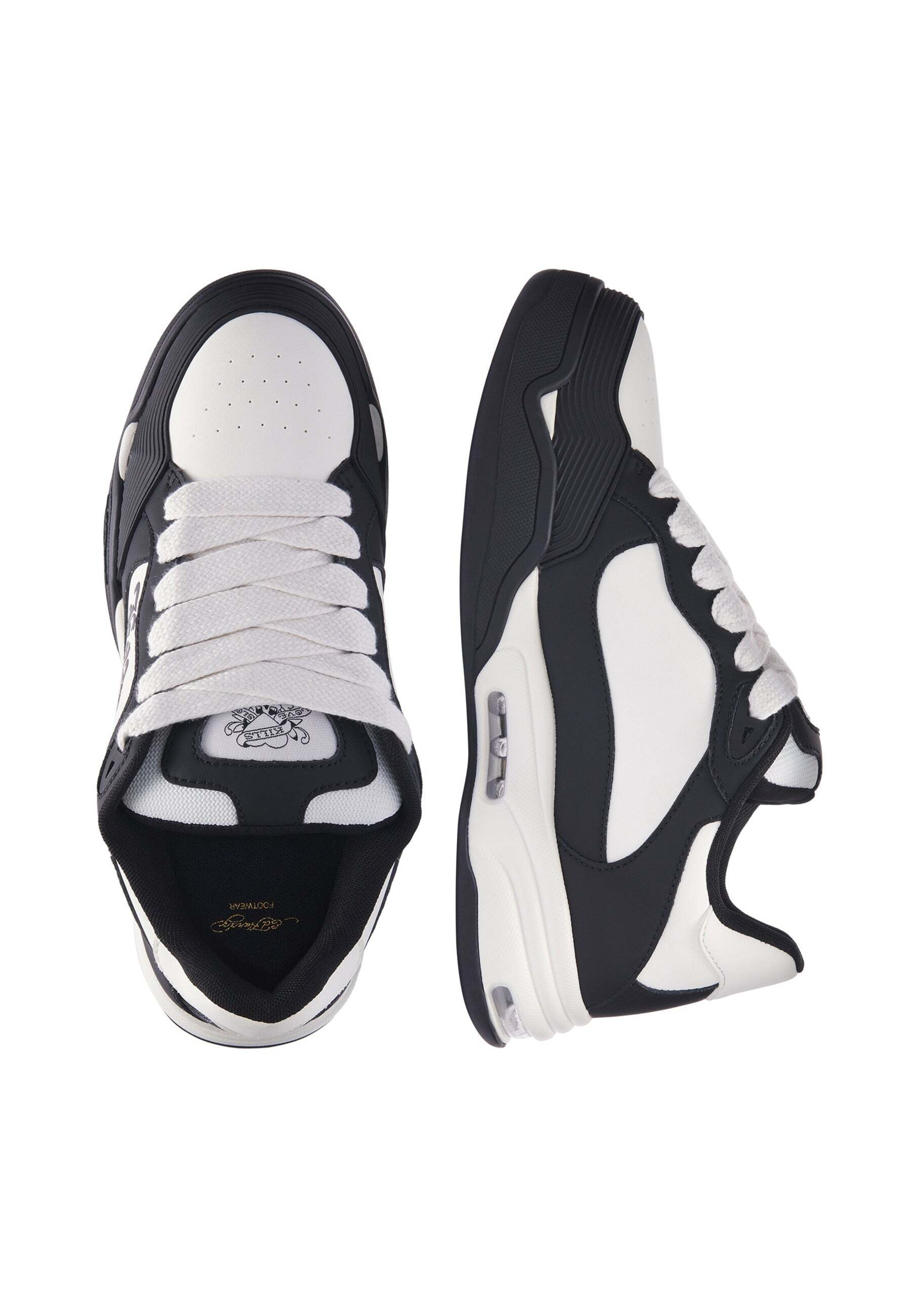 Ed Hardy Ниски маратонки в черно