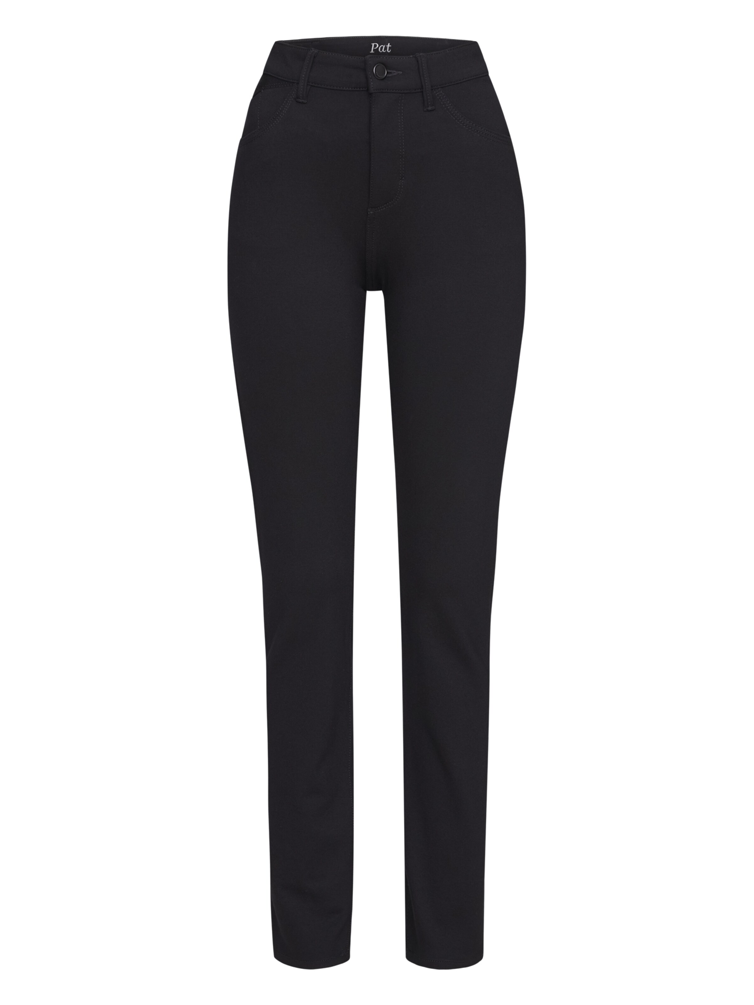 PADDOCKS Slimfit Hose in Schwarz: Vorderseite