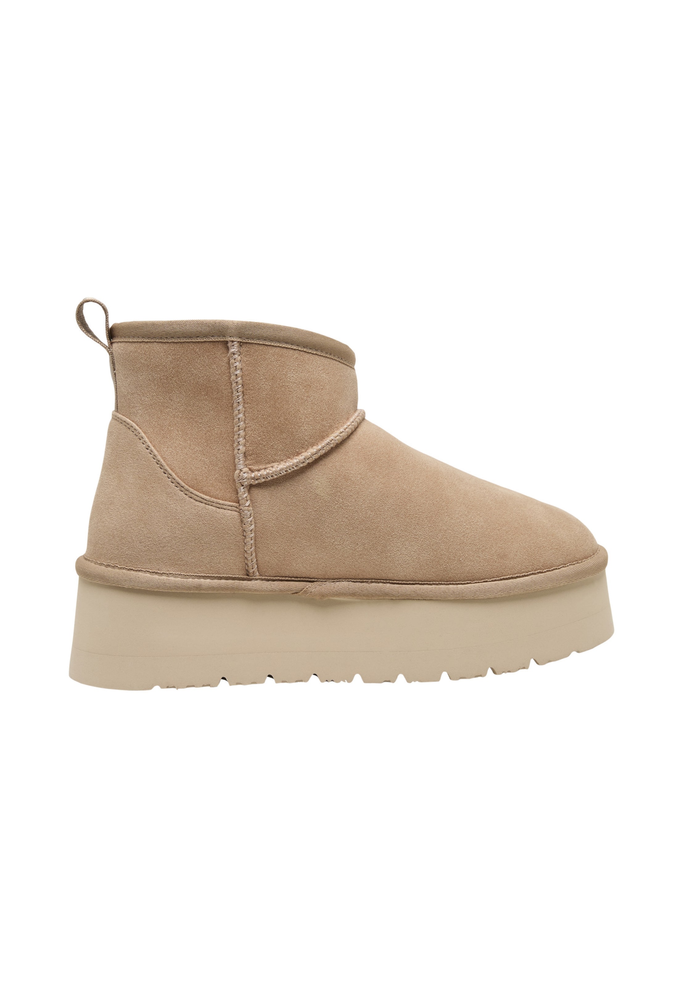 REPLAY Boots 'Zip' in Beige