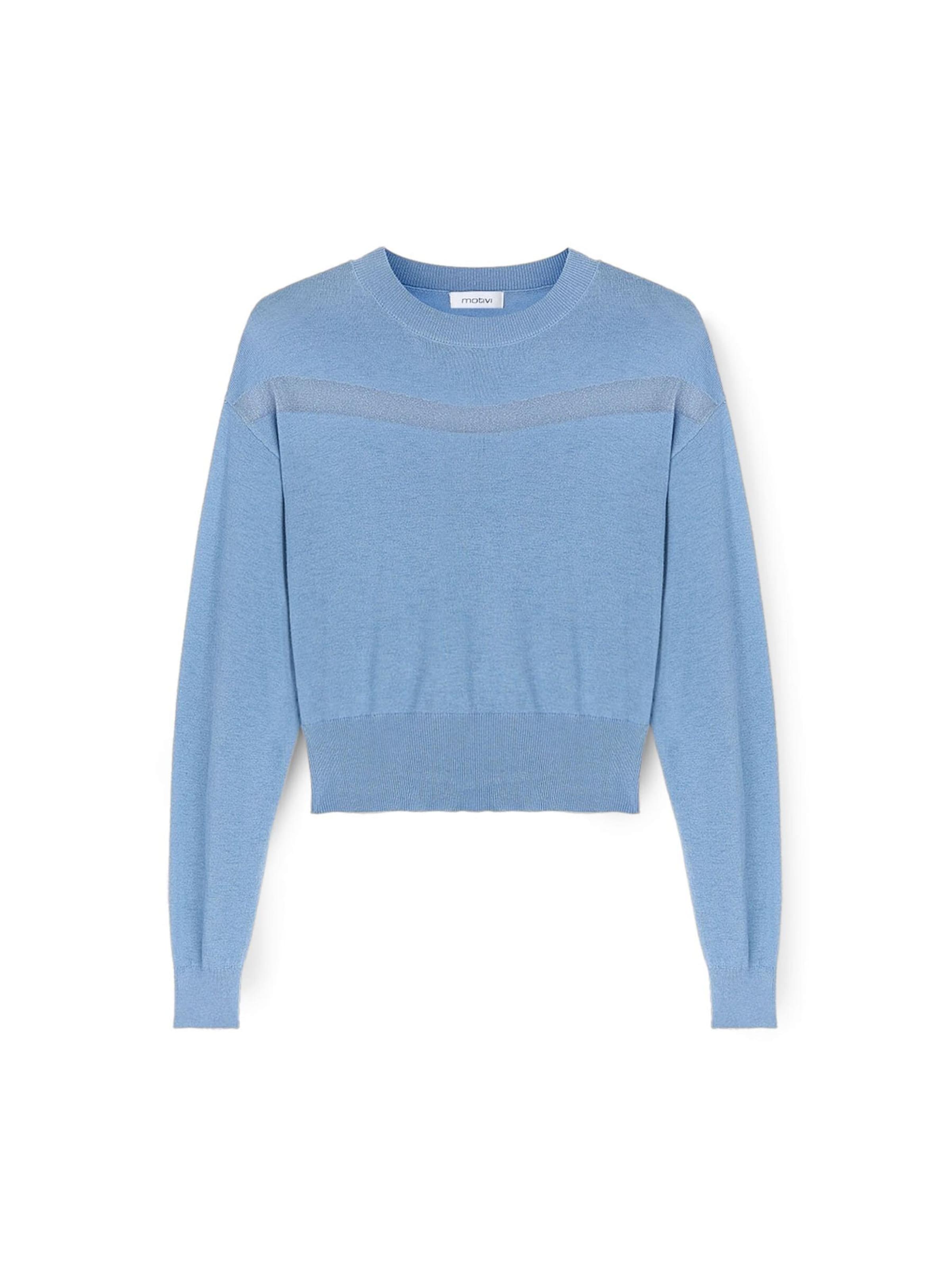 MOTIVI Sweater in Blue: front