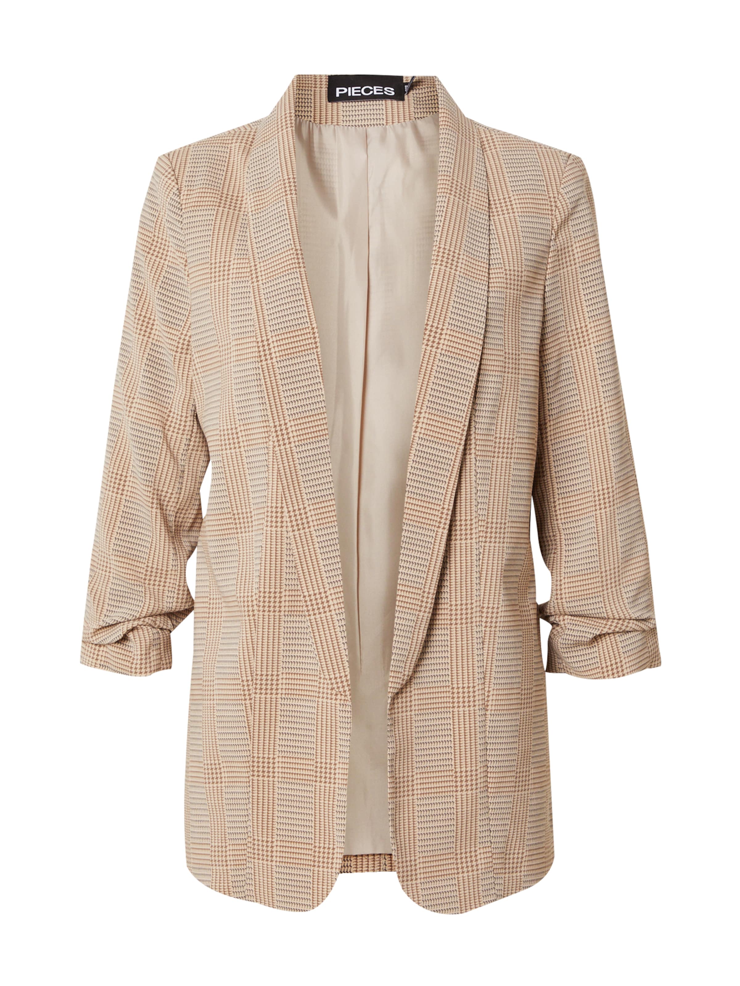 Blazer 'PCBOSELLA' di PIECES in beige: frontale