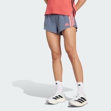 ADIDAS PERFORMANCE Normální Sportovní kalhoty 'Adizero' – šedá: přední strana