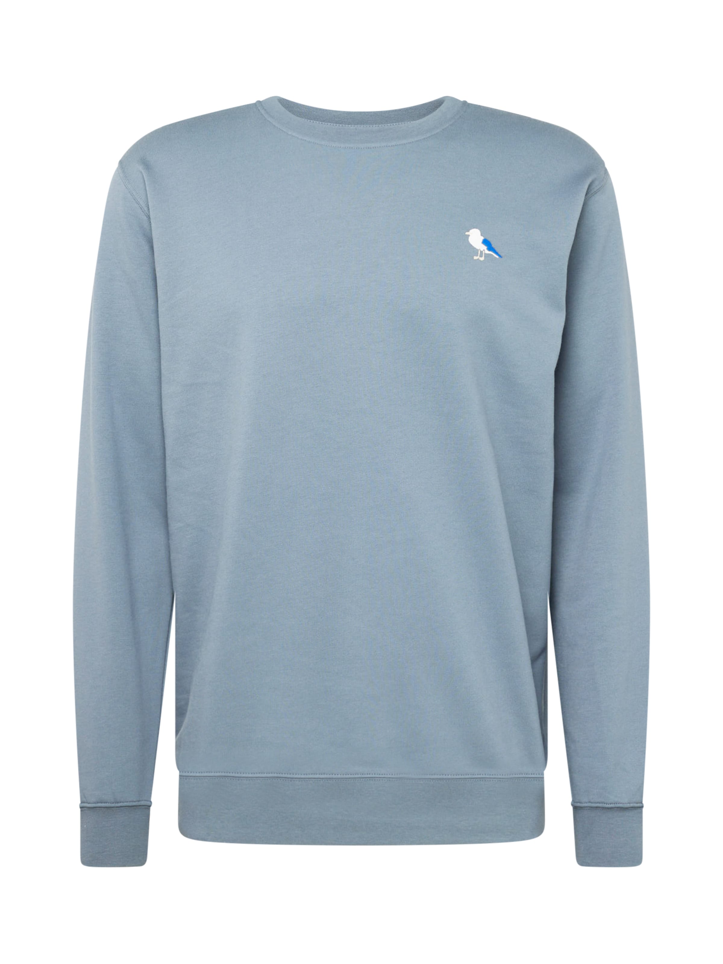 Sweat-shirt 'Embro Gull' Cleptomanicx en bleu : devant
