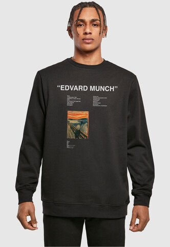 Sweat-shirt 'Apoh - Munch Edvard' Merchcode en noir : devant