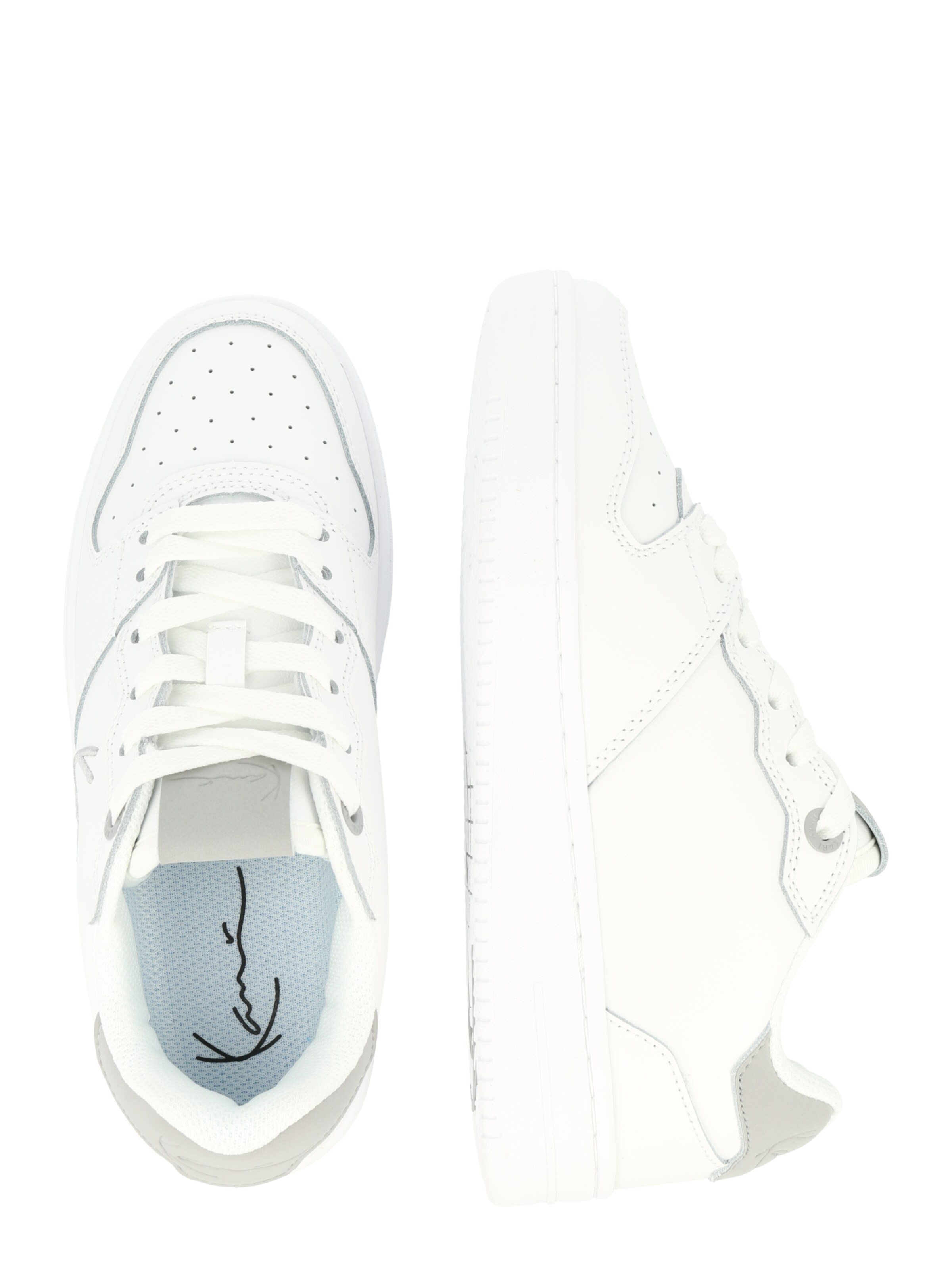 Baskets basses Karl Kani en blanc