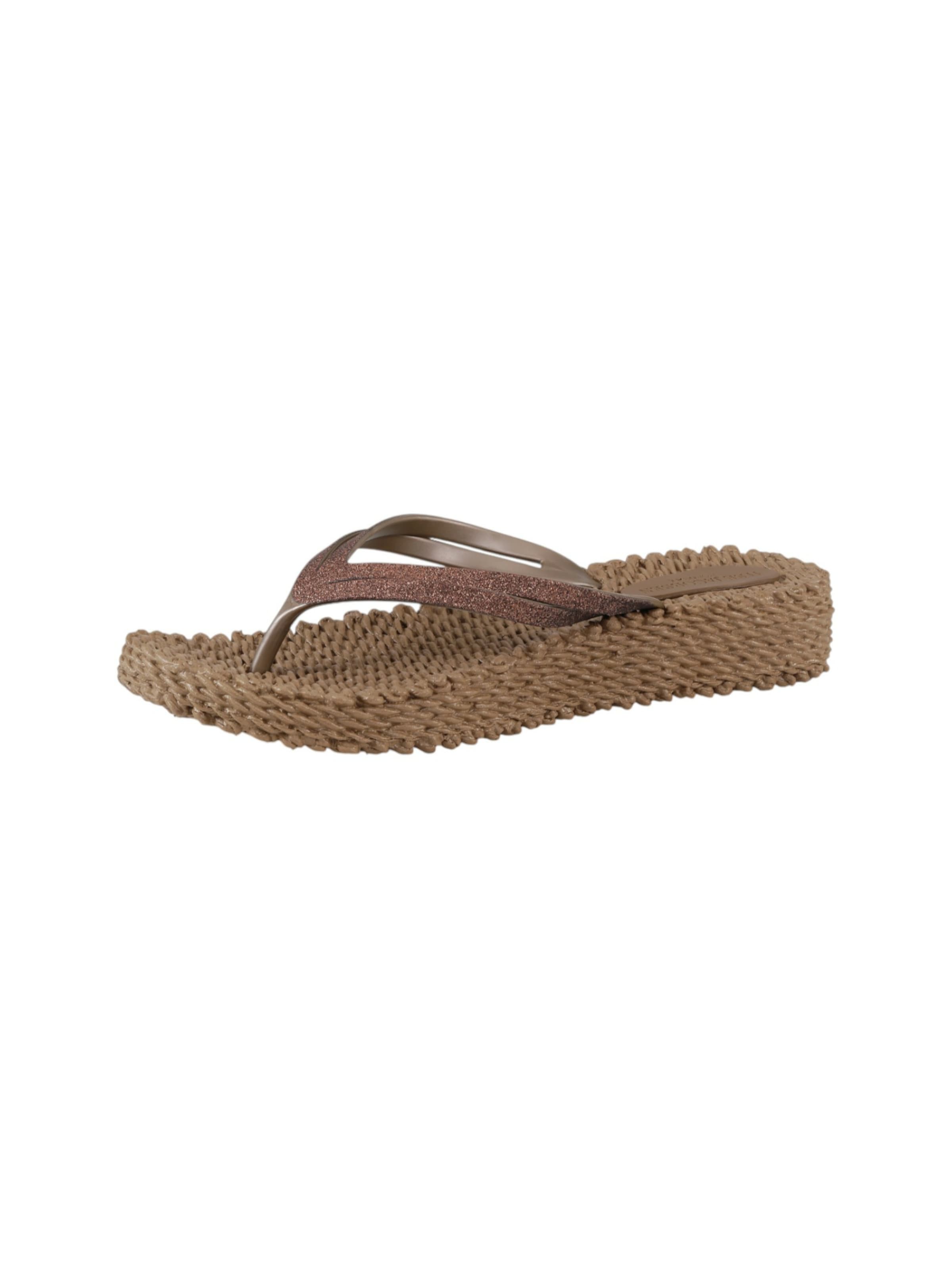 ILSE JACOBSEN T-Bar Sandals 'Cheerful 13' in Brown: front