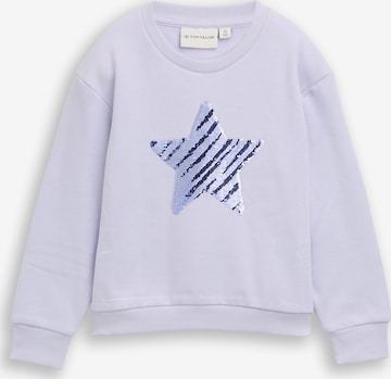 purpurinė TOM TAILOR Megztinis be užsegimo: priekis