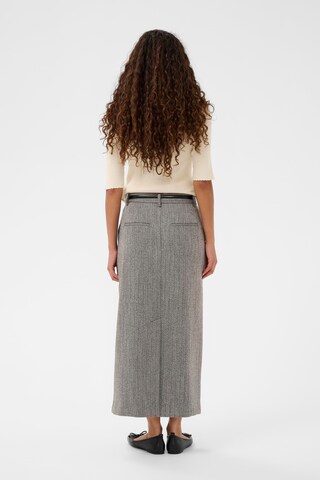 SOAKED IN LUXURY - Falda 'SLNanine' en gris