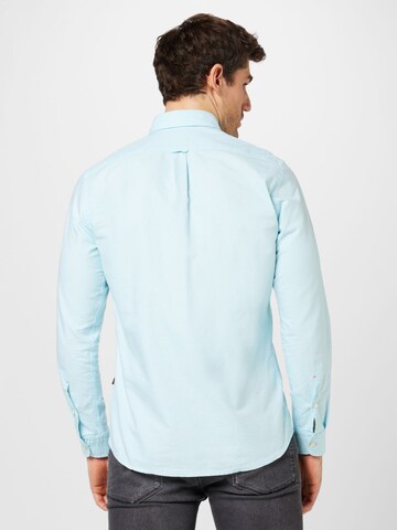 BOSS Orange Regular fit Button Up Shirt 'Rickert' in Blue