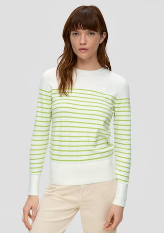 Pull-over s.Oliver en vert : devant