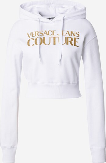 Versace Jeans Couture Sweater majica u zlatna / bijela, Pregled proizvoda