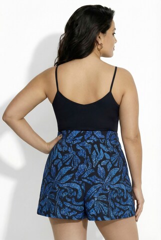 Ulla Popken Rok in Blauw