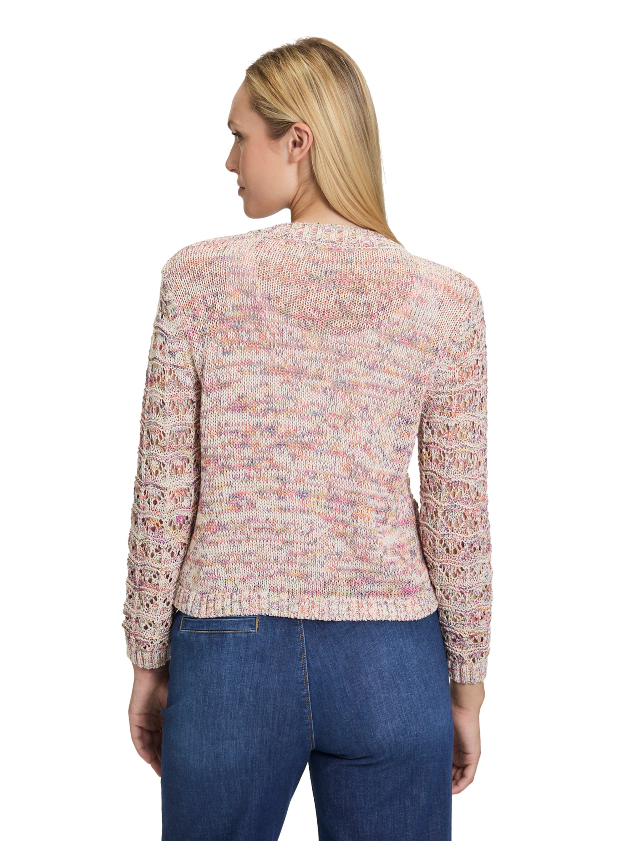 Cartoon Gebreid vest in Wit