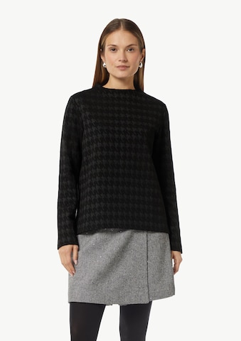 comma casual identity Sweatshirt in Zwart: voorkant