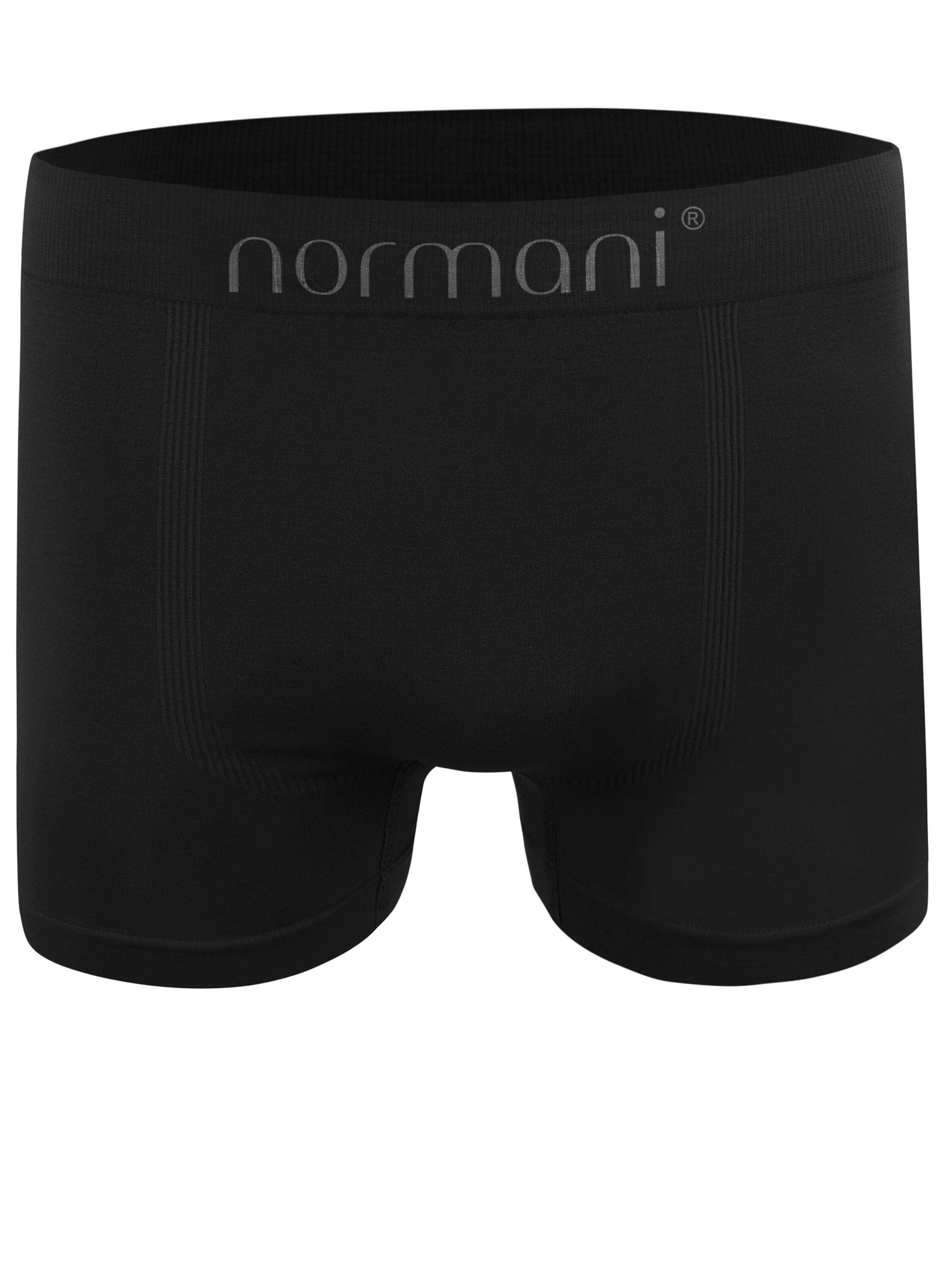 Boxers normani en noir : devant
