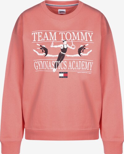 Tommy Jeans Sweatshirt 'Relaxed Gym' in navy / lachs / schwarz / weiß, Produktansicht