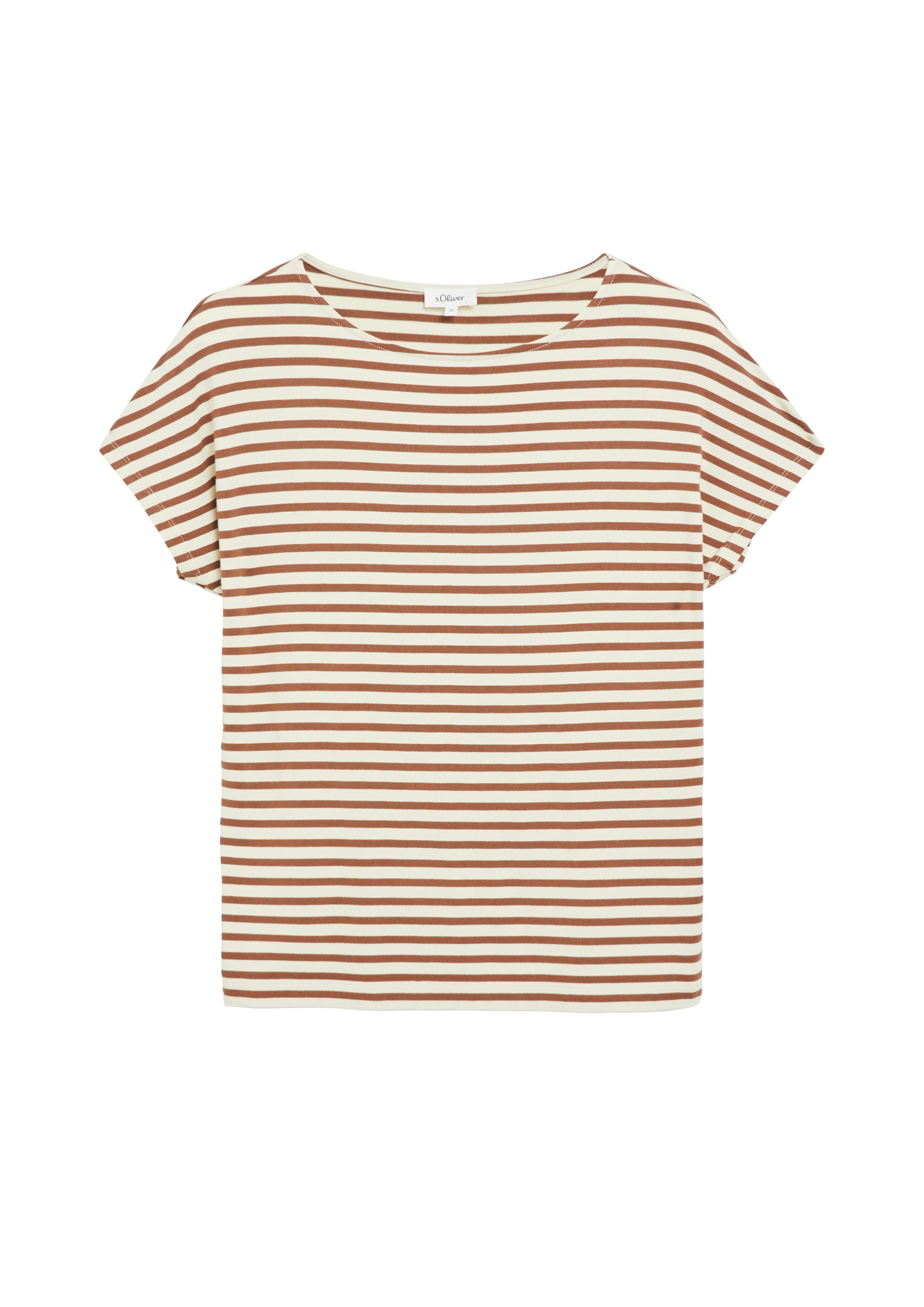 s.Oliver Shirt in Brown: front