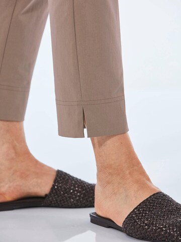 Goldner Tapered Trousers 'LOUISA' in Beige