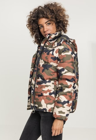 Urban Classics Winter Jacket ' Boyfriend Camo' in Mixed colors
