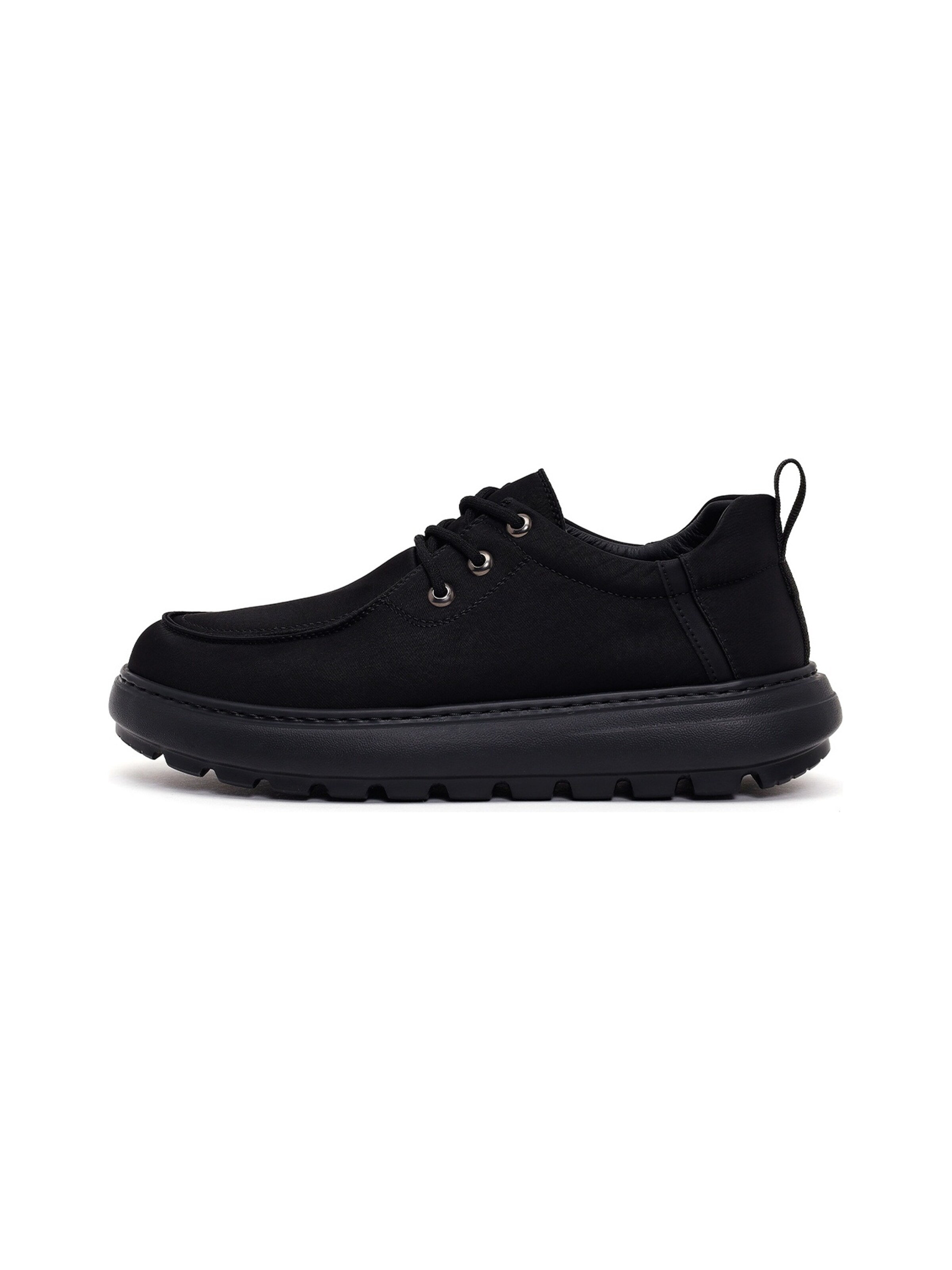 Derimod - Sapato com atacadores em preto: frente