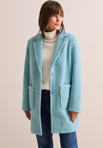 CECIL Between-Seasons Coat in Blue: front