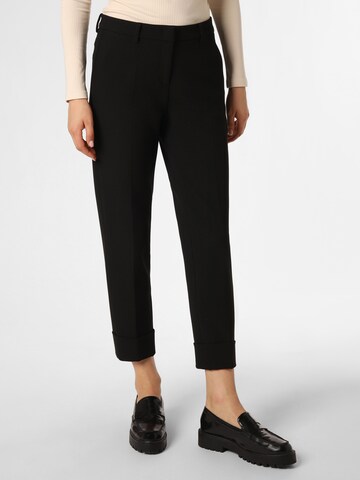 Cambio Pleated Pants ' Krystal ' in Black: front