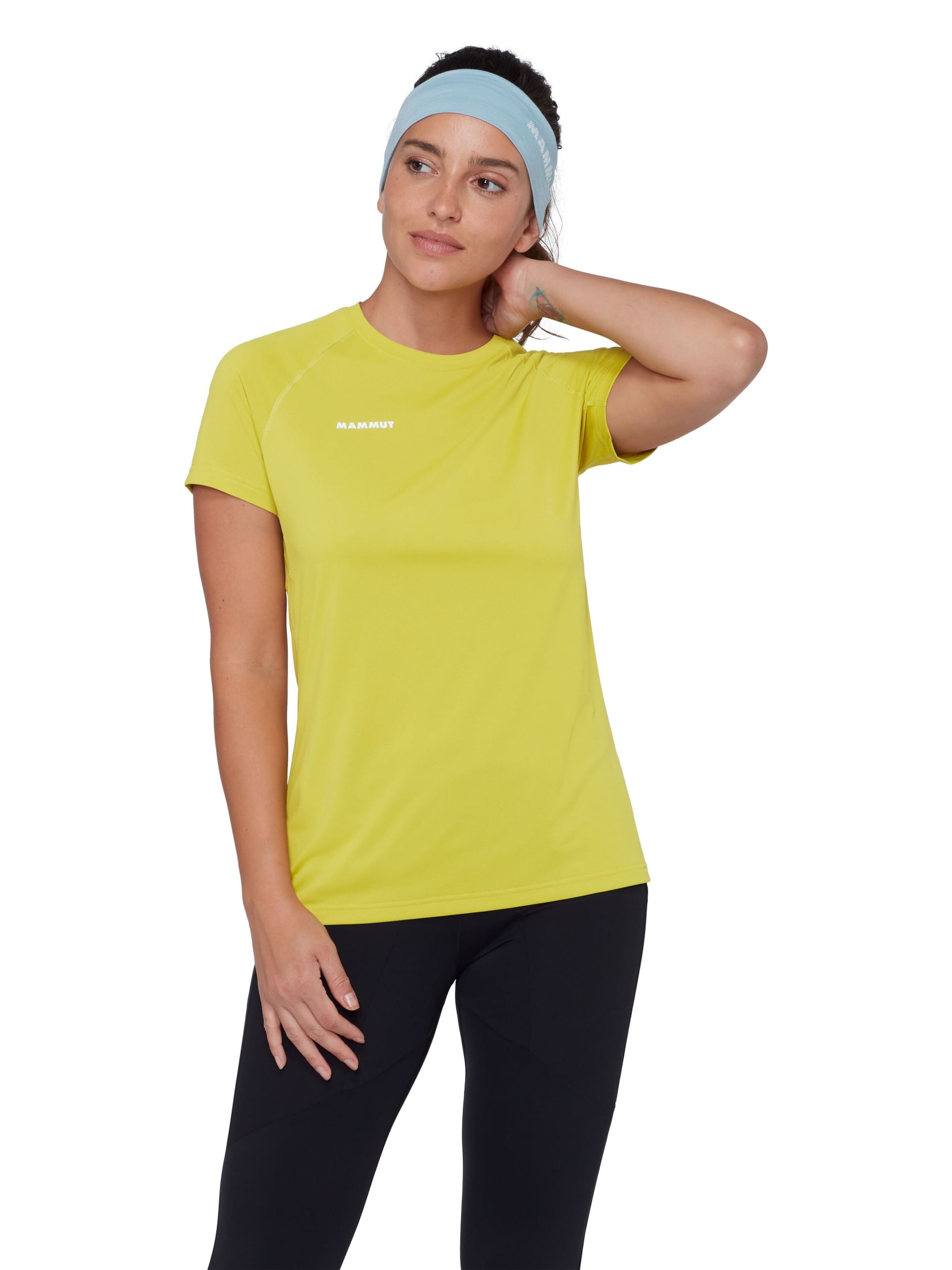 MAMMUT Performance Shirt in Yellow: front