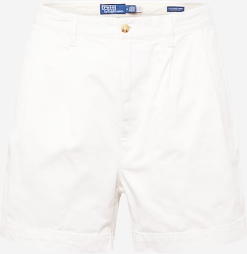Polo Ralph Lauren Широка кройка Панталон с набор 'CORMAC' в бяло: отпред