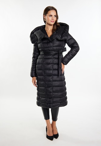 faina Winter Coat 'Paino' in Black: front