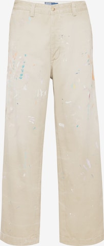 Loosefit Pantalon chino Polo Ralph Lauren en beige : devant