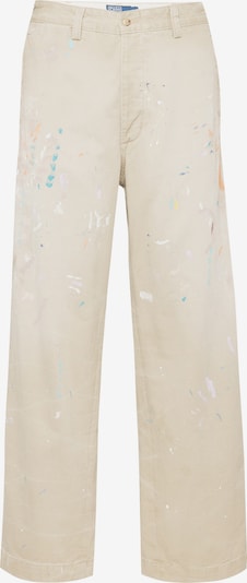 Polo Ralph Lauren Pantalon chino en beige / bleu clair / orange / bourgogne, Vue avec produit