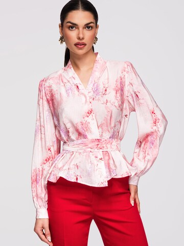 Camicia da donna di Ombre in rosa: frontale