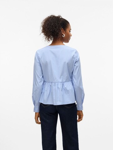 VERO MODA Bluzka 'VMNIYAN' w kolorze niebieski