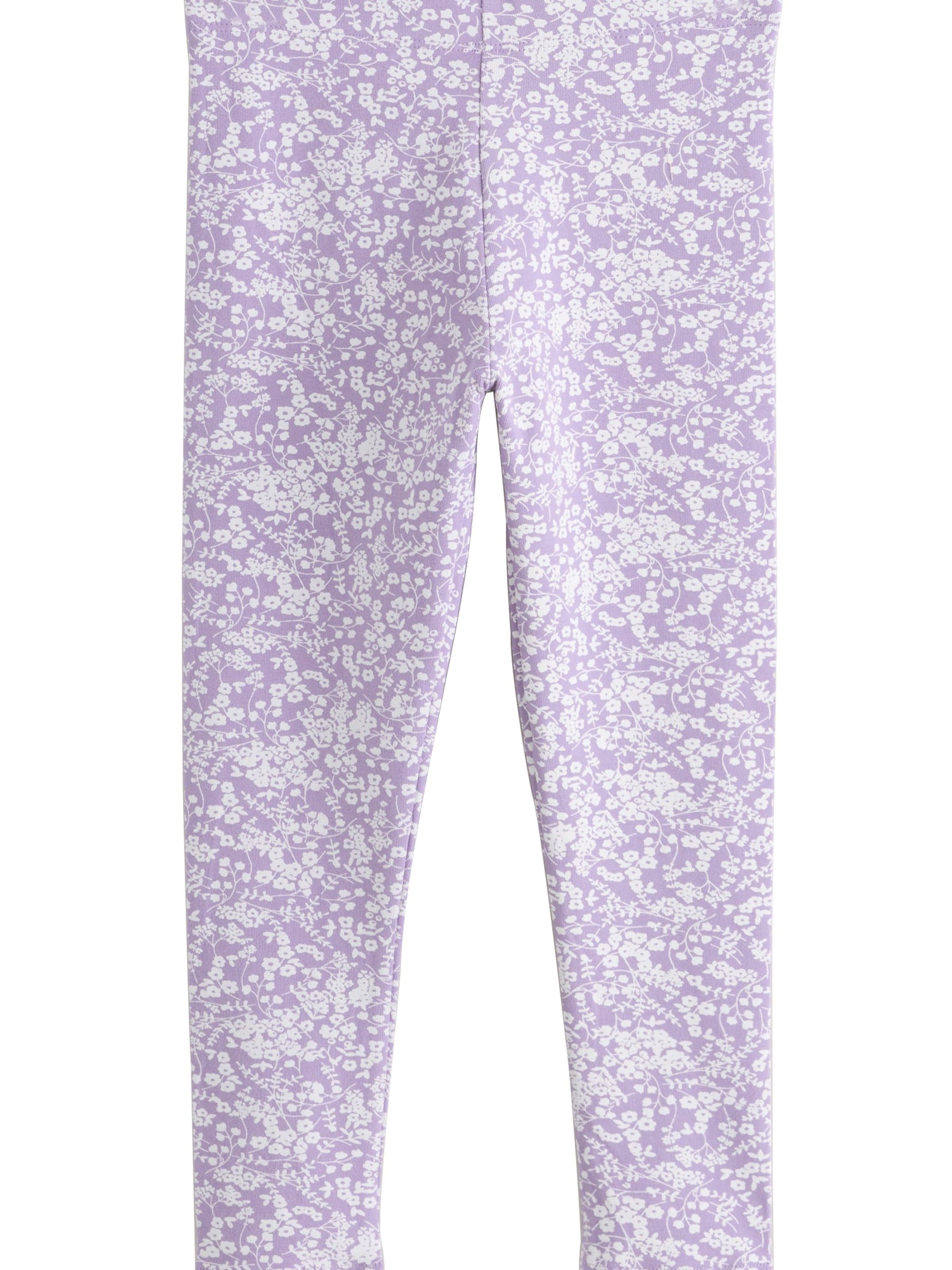 Next Skinny Leggings in Purple: front