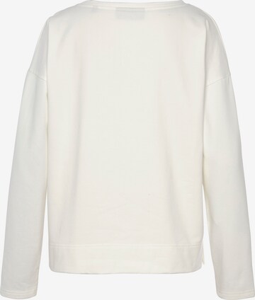 Sweat-shirt Elbsand en blanc