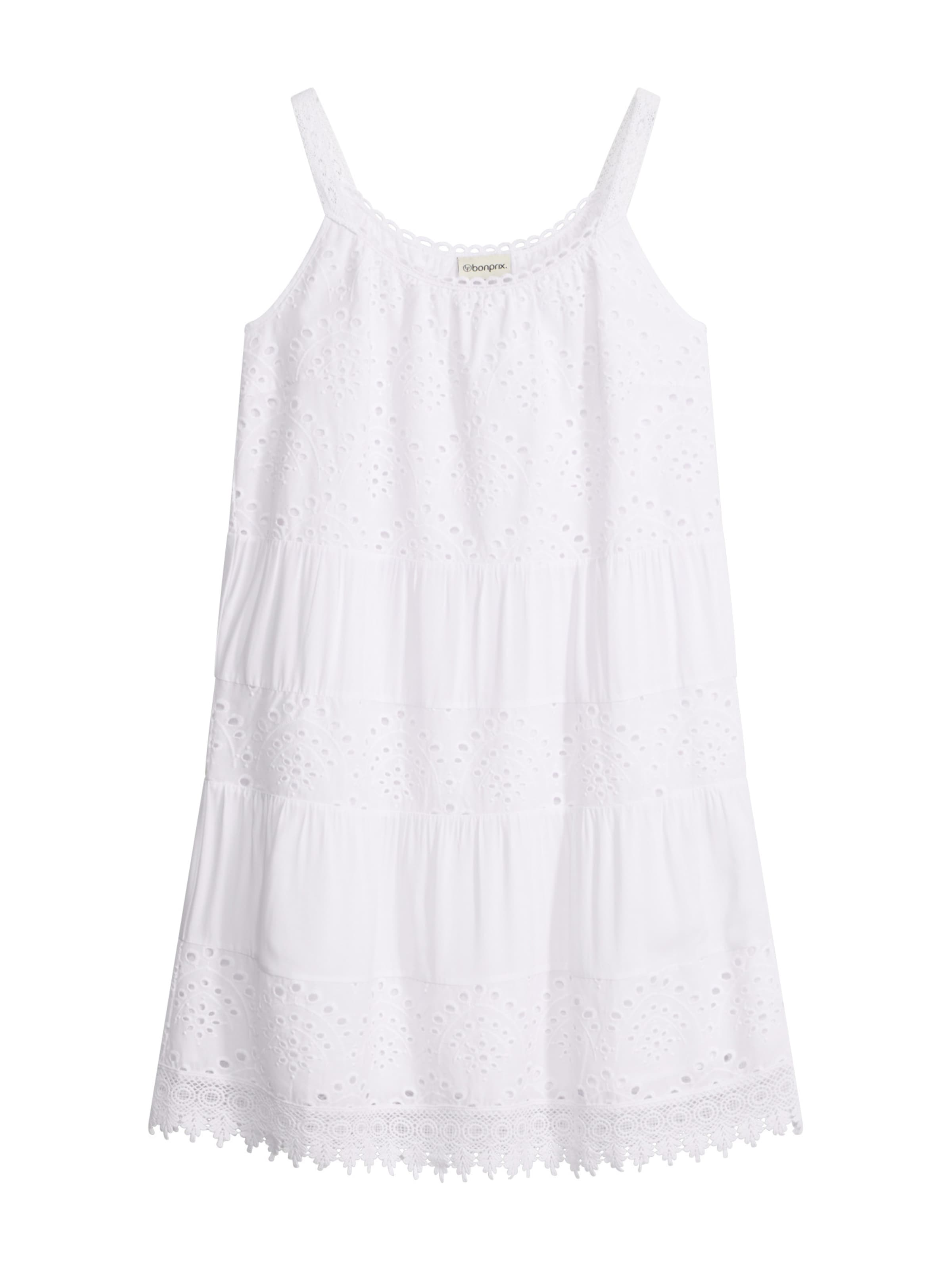 bonprix Kleid in Weiß: Vorderseite