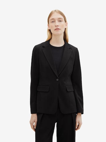 TOM TAILOR - Blazer 'Classic' em preto