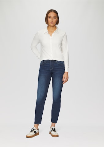 Coupe slim Jean 'Betsy' s.Oliver en bleu