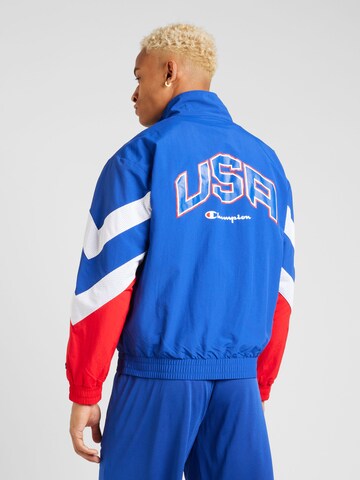Champion Authentic Athletic Apparel Prehodna jakna | modra barva: sprednja stran