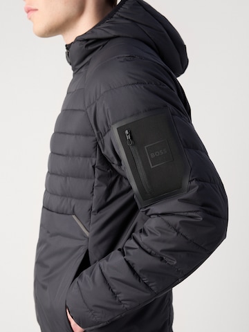 BOSS Prehodna jakna 'Urbanex' | modra barva